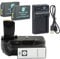 DSTE IR Remote BG-E18H Battery Grip + 2x LP-E17 Battery + USB Charger for Canon EOS M3 750D 760D Rebel T6i T6s 8000D Kiss X8i