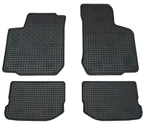 AD Tuning RI902372 Gummifußmatten Set, 4-teilig, Gummi Fußmatten