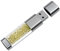 FeliSun Kristall USB-Flash-Laufwerk USB 3.0 Flash Drive Speicherstick USB Externer Speicher Data Datenspeicher USB Sticks Für Geburtstagsgeschenke Hochzeitsgeschenke(32GB,Gelb)