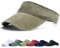 Earnmore Visor Cap - Baseball Kappe Visor Pferdeschwanz Cap Washed Outdoor Basecap Vintage Damen Baseballmütze Sonnenvisor Golf Tennis Freizeit Sommer Unisex Herren (Khaki-A)