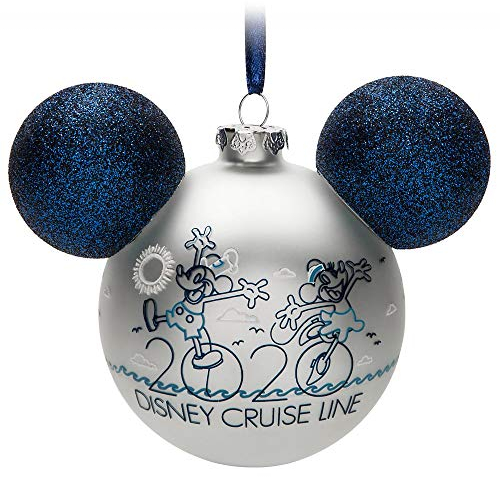 Disney Cruise Line 2020 Décoration en verre avec oreilles de Mickey