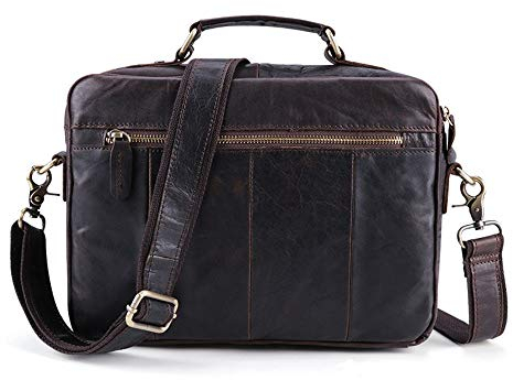 Herren Schultertasche Umhängetasche Handtaschen, Männer Echtes Leder-Bussiness Büro-Aktenkoffer 9.7inch Tablet-Schulter-Kurier-Schul Stilvolle Umhängetasche Handtasche Tablet Messenger Crossbody Bag f