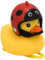 Liix Deko Ducks Quietscheenten für alle gängien Lenkertypen und einfacher Montage für Kinder und Erwachsene (Marienkäfer)