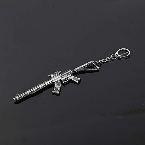 BGTR Schlüsselanhänger Schlüsselmäppchen Mode PUBG Essen Huhn Keychain Rucksack Schlacht Schlachtfelder Bratpfanne Helm 98k Schlüsselring Frau Mann Jewwlry Schlüsselanhänger Schlüsselmäppchen