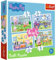 Trefl TR34359 , Puzzle, Ferienerinnerungen, von 12 bis 24 Teilen, 4 Sets, Peppa Pig, für Kinder ab 3 Jahren, 28,5x20,5cm