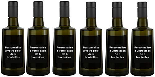 iOliva Bouteille d'huile d'olive vierge Extra Premium 500 ml avec étiquette personnalisée – Huile d'olive vierge Extra Premium iOliva
