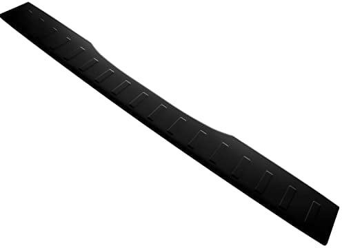 Aroba AR1150-PB Edelstahl Schwarz Pulverbeschichtet Ladekantenschutz kompatibel mit Mercedes Benz V Klasse & Vito ab BJ. 5.2014> passgenau Abkantung Farbe Schwarz