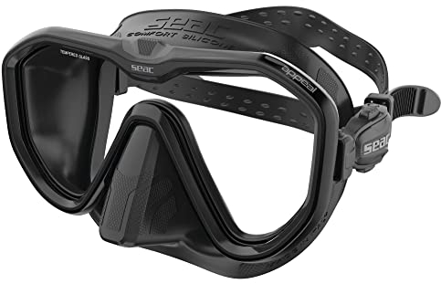 SEAC Appeal, Made in Italy single lens diving mask with 3D buckle directly to the skirt