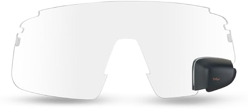 TriEye Ersatzlinse mit Rückspiegel – UV400-Fahrradbrille, kratzfest und langlebig für Straße und Pendler