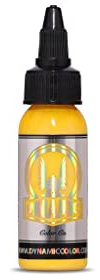 Viking By Dynamic – VbD HIGHLIGHTER YELLOW 1oz (30 ml) Tätowierfarbe – REACH-Verordnung