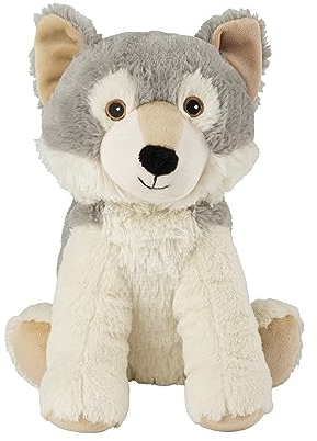 Warmies® Wärmekissen/Stofftier Wolf Hirse Lavendelfüllung 35cm 700g (exklusives Warmies-Design für Greenlife Value)