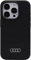Audi Silicone Case Hülle für iPhone 15 Pro Max 6.7 Schwarz hardcase AU-LSRIP15PM-Q3/D1-BK