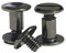 Q-tools® Buchschrauben/Schraubnieten | Buchschrauben 5mm gunmetal | 20 Stück | Chicago Schrauben/Gürtelschrauben/Ziernieten/Ledernieten zur Lederbearbeitung