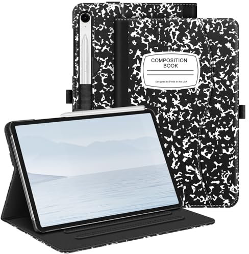 FINTIE Fintie - Custodia per Samsung Galaxy Tab S9 FE 5G 10,9 pollici/Galaxy Tab S9 11 2023, visualizzazione multi-angolo con tasca, funzione sleep/wake automatica, libro di composizione