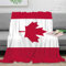 Strunt Flaggege von Kanada Personalisierte Kuscheldecke,Nationale Flaggege Weiche Flanell Flauschige Decke Für Couch Bett Tv-Decken Wohnzimmer Geschenk 50x60inch(127x152cm)