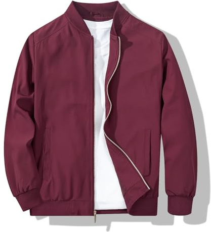 XiaoYouYu Blouson aviateur tendance et léger coupe-vent pour homme