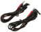2Pcs Tens Elektrode führen Drähte Jack Plug Pin-Anschluss, Elektrode Einheiten Kabel Drähte für TENS EMS Massage-Geräte, Ersatz-Leitungen für Elektrotherapie-Instrumente