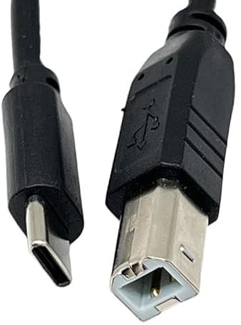 T-ProTek USB-C auf USB-B Kabel Drucker Druckerkabel Datenkabel Scanner Anschluss kompatibel für hp Color Laserjet 3630