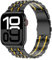 Anlinser Metal Strap Compatible with Apple Watch Straps 49mm 46mm 45mm 44mm 42mm 41mm 40mm 38mm, Adjustable Stainless Steel Band for iWatch Ultra 2 Series 10/9/8/7-1, SE (49/46/45/44/42, Black Gold)