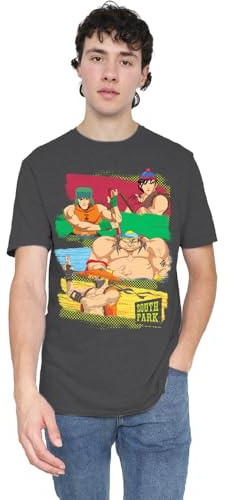 South Park Anime Unisex T Shirt, Black, XXX-Large