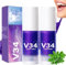 Dentifricio Viola Sbiancante,V34 Dentifricio Viola,Dentifricio Sbiancante,Dentifricio Correttore di Colore,Correttore Colore Denti,Sbiancante denti dentifricio viola lo sbiancamento denti