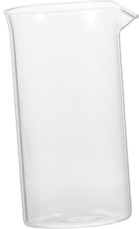 LIFKOME Taza De Repuesto Para Cafetera De Prensa Vaso De Repuesto Vidrio Diseño Simple Fácil De Usar