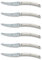 Coltellerie Berti Convivio Nuovo Set 6 Coltelli Tavola Bianco