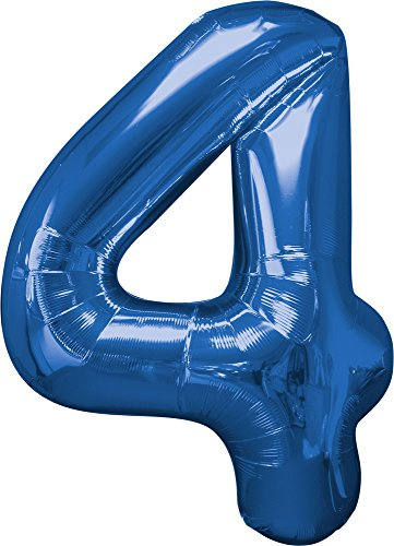 amscan Ballon, Gummi, Blau, 81,3 cm, 24/60cm w x 36/91cm h