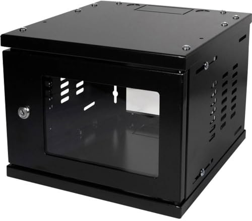 LOGILIGHT 25.4 cm (10 Zoll) Soho Wall Cabinet 4HE (312X300 mm), Black