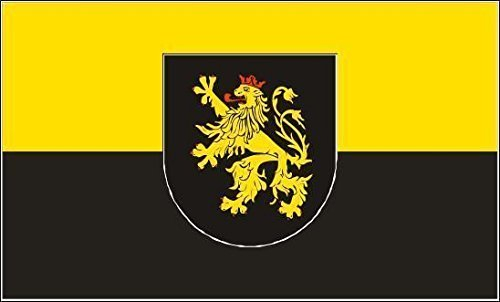 U24 Aufkleber Pfalz mit Wappen Flagge Fahne 12 x 8 cm Autoaufkleber Sticker