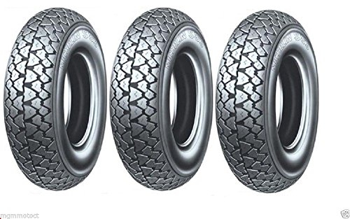 3 Michelin Reifen S83 3.50 10 59J TL Piaggio Ape 50