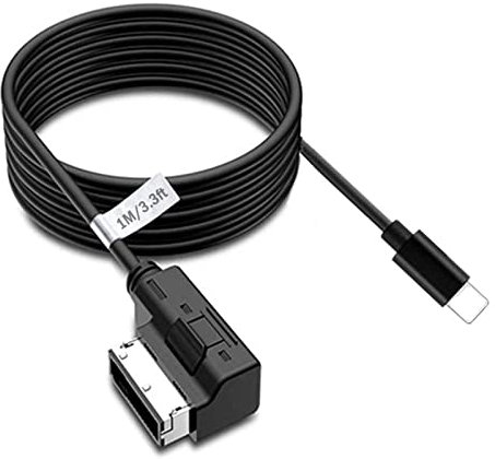LITEMATIRA AMI Music Interface Aux Cable Compatible with A3/A4/A5/A6/A8/S4/S6/S8/Q5/Q7 with MMI 3G+ System for 13 Pro, 13 Pro Max,14, 14 Pro, 14 Pro Max (3.3FT)