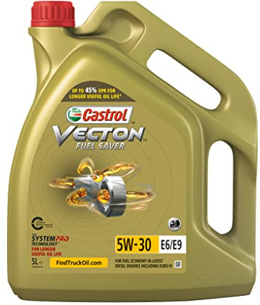 Castrol VECTON Fuel Saver 5W-30 E6/E9, 5 Liter