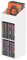 Glorious Record Rack 330 (White) - Contenitore per vinile
