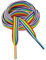 Kilter Flache Schnürsenkel für Sneaker und Sportschuhe - Regenbogen - 9mm X 90cm (1 Paar)