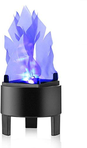 LED Flammenlicht, Dynamisch Feuer Effektlicht Hänge simuliert Flamme Licht (Blaues Licht)
