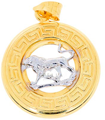 Stella-Jewellery Kettenanhänger Sternzeichen Anhänger 585 Gold Tierkreiszeichen Horoskop 14 Karat