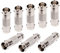 NATUCE 20 Stück BNC-Buchse auf BNC-Buchse Kupplung Adapter, BNC Kabel BNC Stecker BNC Adapter （Silber ）