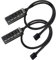 HuaLiSiJi 4-Pin PWM-Lüfternabe 5-Port Lüfternabe, 4 Pin Lüfter Splitter Kabel, PC Gehäuselüfterkabel, IDE Molex Stromeingang (5 Ports 2Pcs)