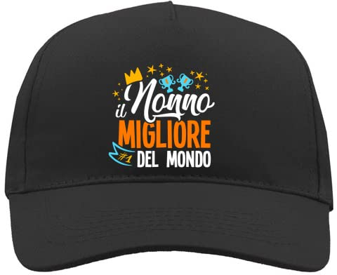 12Print Casquette Nonno Idée cadeau et anniversaire pour homme Vêtement Gadget Chapeau grand-père, grand-père, Taille Unique