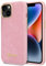 Guess Schutzhülle für iPhone 14 Zoll (35,6 cm), Kroko-Muster, PU-Leder, Schutzhülle und Anti-Kratz-Hülle mit zugänglichen Anschlüssen, Stoßdämpfung und charakteristischem Logo