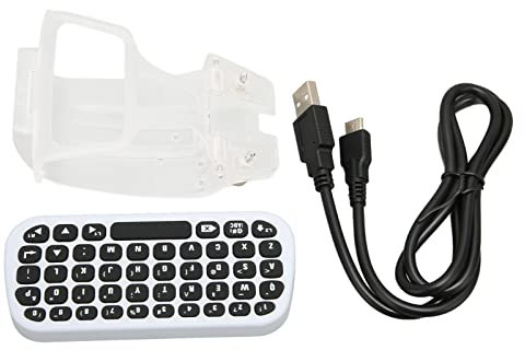 KOSDFOGE Controller Keyboard Professional Chat Vioce Tastiera Controller Wireless Bluetooth con Supporto A Clip per Controller PS5