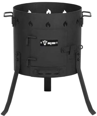 Forno BBQ-Toro Kazan Ø 35 cm | bollitore per gulasch, bollitore a fuoco, forno da esterno | forno a fuoco, forno a stufa, pozzo a fuoco, cucina all'aperto, cucina da campo