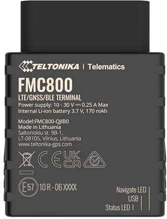 Teltonika · Tracker GPS · FMC800 · Fahrzeug · LTE