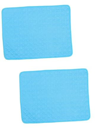 Kisangel 2pcs Dog Cooling Mats Cooling Mat for Dogs Portable Pet Pad Breathable Crate Pad Self Blanket