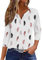 Ventes Flash HUIFUAO T-Shirts pour Femmes, T-Shirts d'été à Boutons avec col en V et Manches 3/4 pour Femmes, Haut rayé de Couleur, t-Shirt d'été Basique pour Femme, Coupe Ample, Z10 Blanc, M