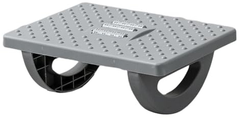 PRIMUZ Repose-pieds sous le bureau, marchepied sous le bureau, rouleaux de massage pour repose-pieds, repose-pieds ergonomique avec rouleaux de massage