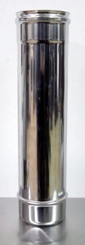 Tuyau INOX de raccordement INOX AISI 304 (1,0 ML, Ø 120 mm)