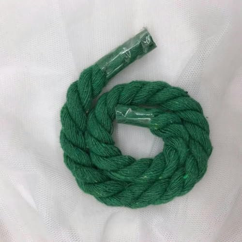 5Meters 5-20mm Colored Cotton Rope 3 Shares Twisted Cord DIY Decoration Macrame Ropes for Bag Braided Cords Sewing Accessories-GrassGreen-8mm-5Meters
