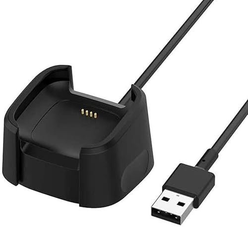 ZYWQ Charger for Fitbit Versa 2, Compatible with Fitbit Versa 2 Smart Watch [1m/3.3ft USB Type A Dock Cradle]